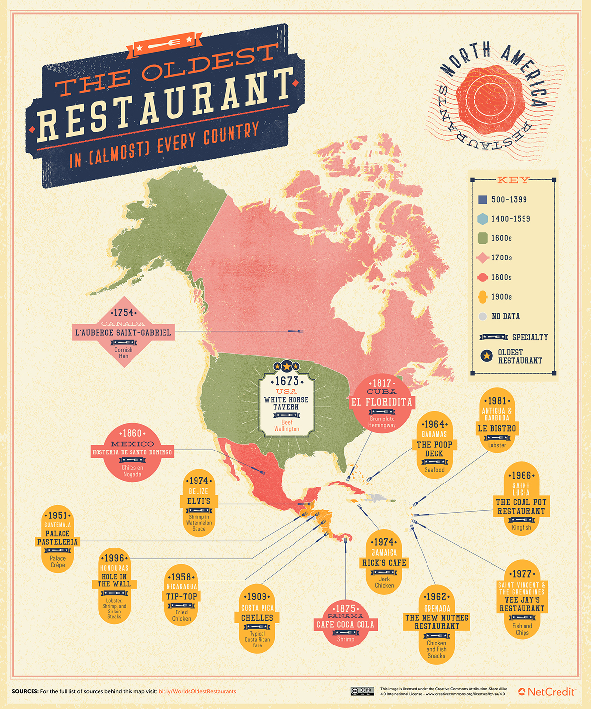 oldest restaurants map