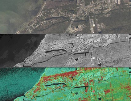 Traditional remote sensing multispectral images