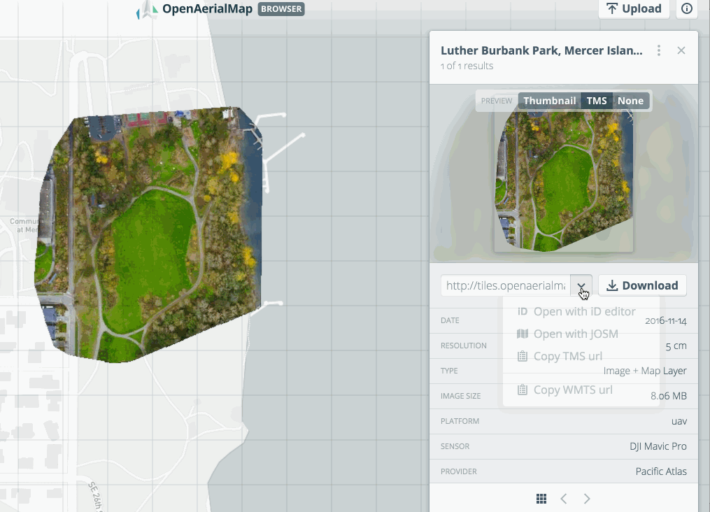 OpenAerialMap - overview