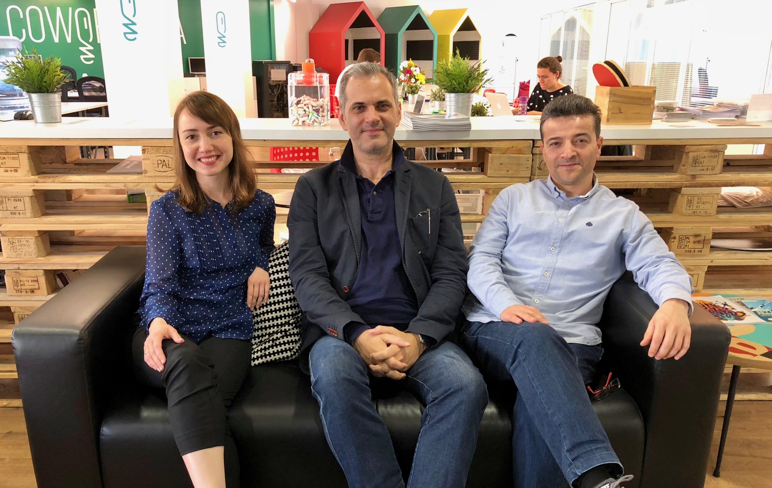 The team behind AVUXI. Sofia Yuvilova - Head of Customer Success (Left), Alexis Batlle - Co-founder and CEO (Centre) and Roberto Abril - Co-founder and CTO (right) 