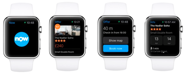 Booking Now Apple Watch - Geoawesomeness