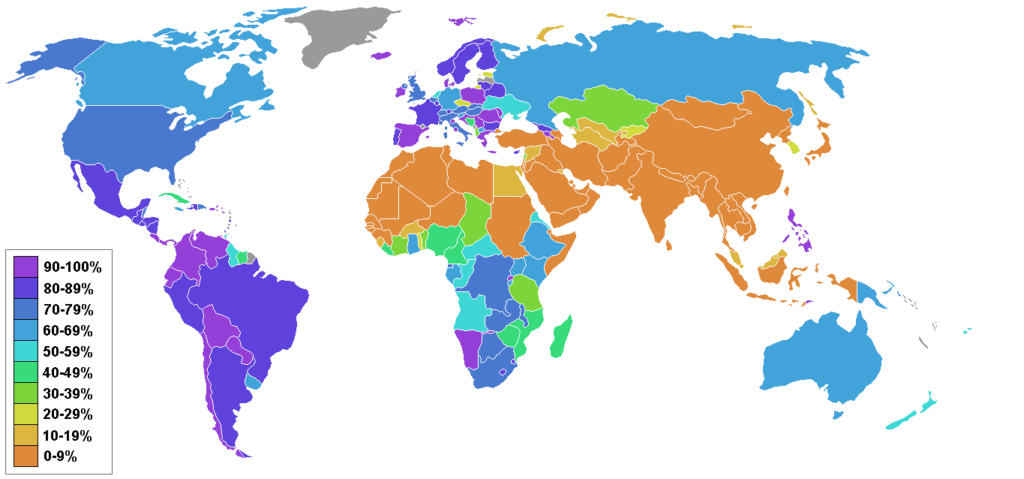 Top 15 maps and charts that explain Christmas - Geoawesomeness