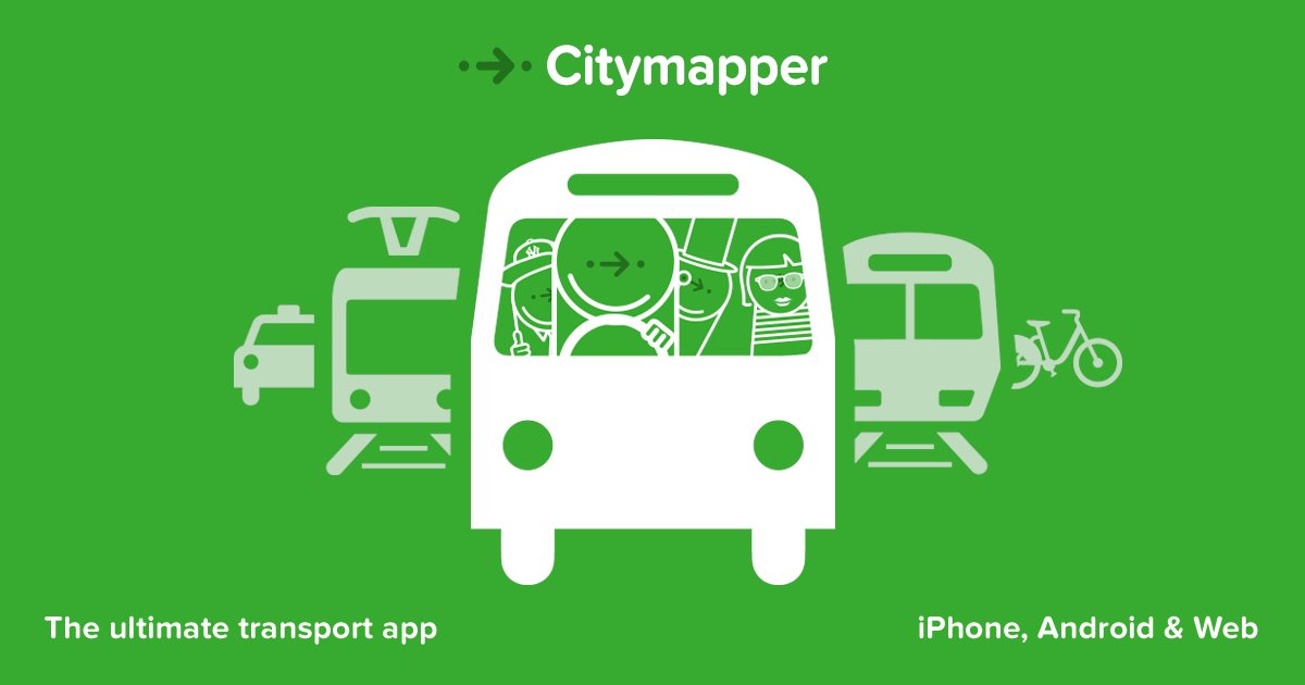 CityMapper graphics Geoawesomeness