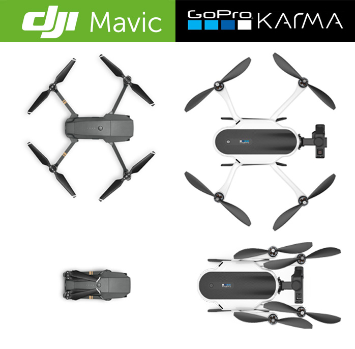 Tid Karriere at klemme DJI Mavic Pro vs GoPro Karma. Which one is best for you? - Geoawesomeness