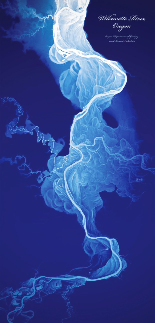 Lidar River Oregon Geoawesomeness