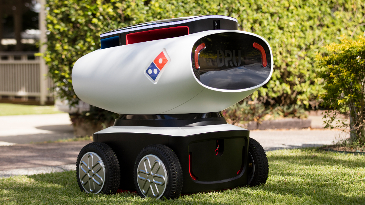 Dru domino's robot pizza delivery Geoawesomeness