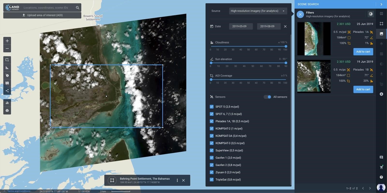 high-resolution imagery - EOS