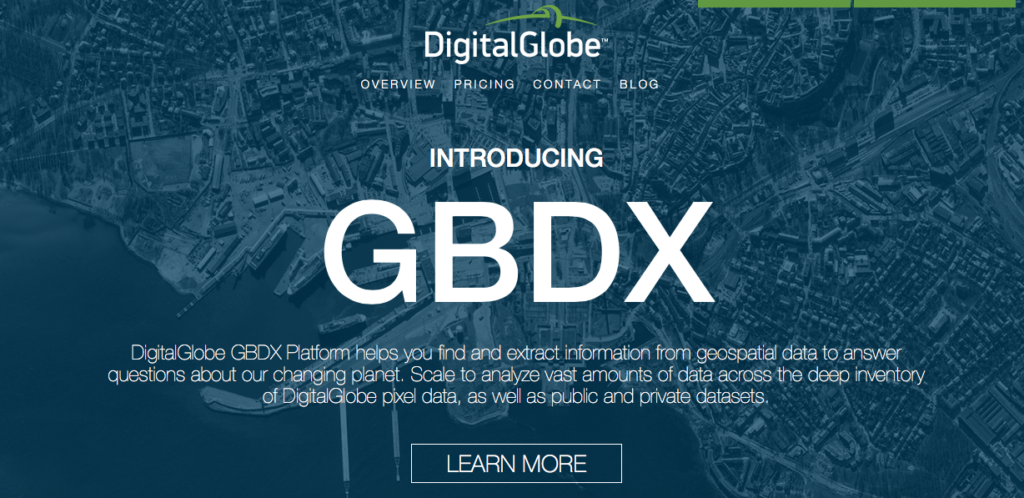 gbdx digitalglobe