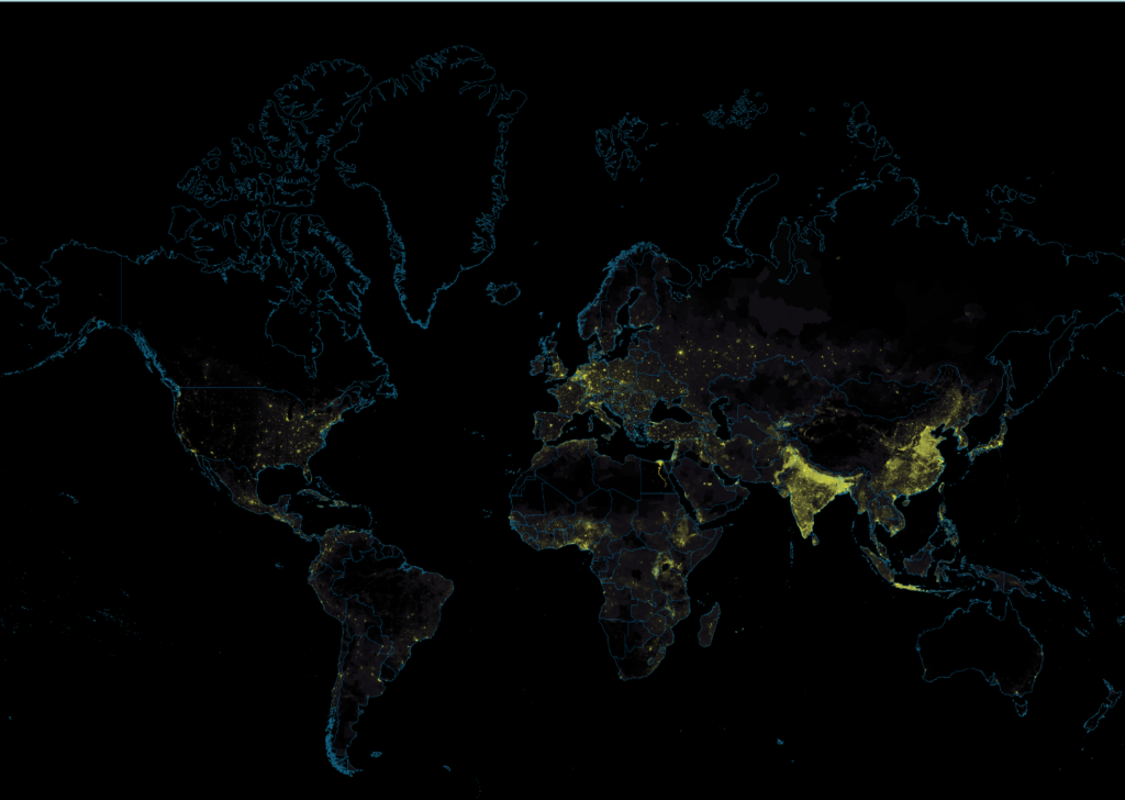 population density of the world 2022