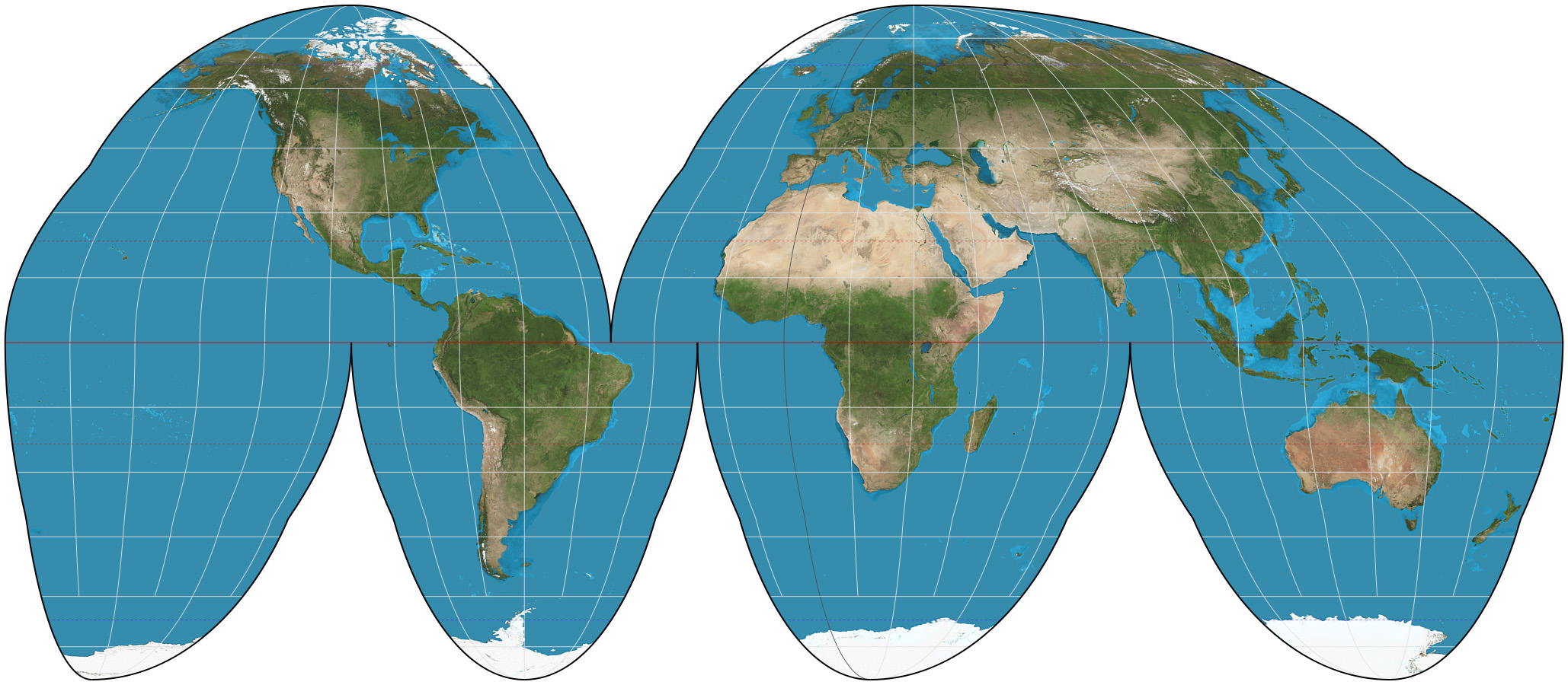 What is the best coordinate system for a world map?