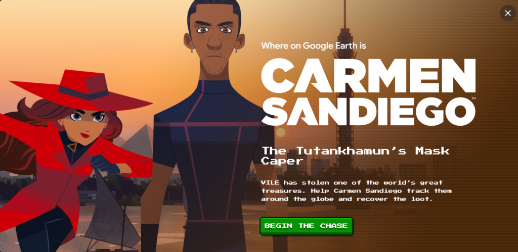 Google Earth game challenges players to find Carmen Sandiego