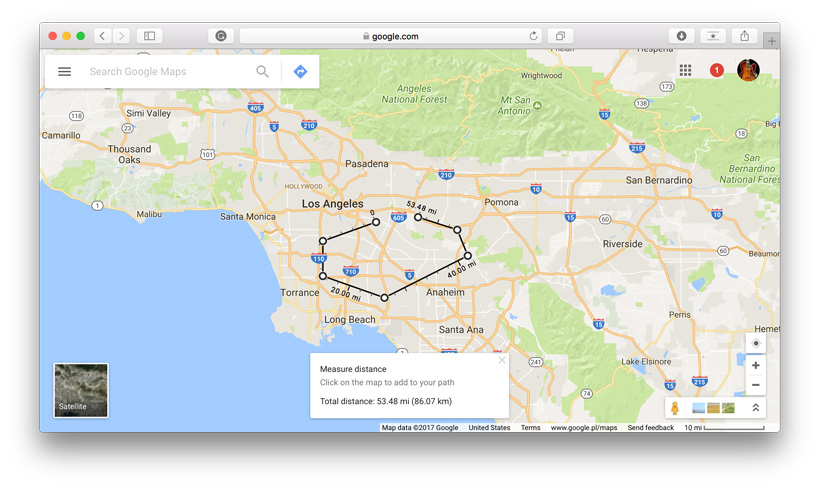 How to measure distance in Google Maps? - Geoawesomeness