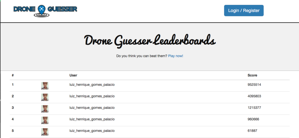 Leaderboard_Drone_Guesser