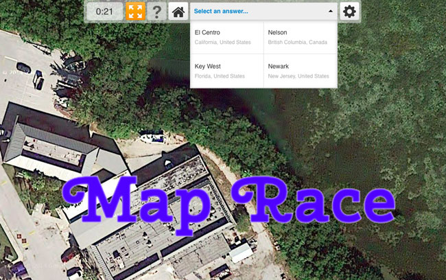 Google Maps games - Map-race---Geoawesomeness