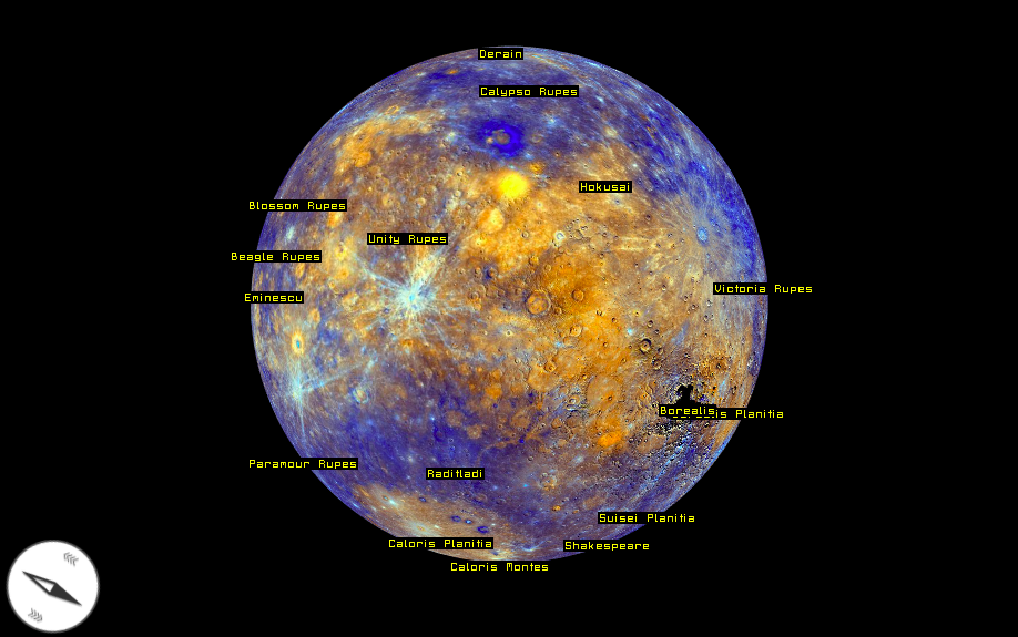 planet mercury 3d model project