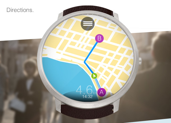 Smart watch google maps online