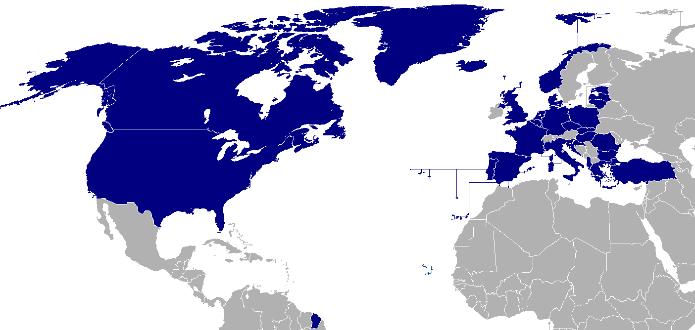 Top 14 maps and charts that explain NATO Geoawesomeness