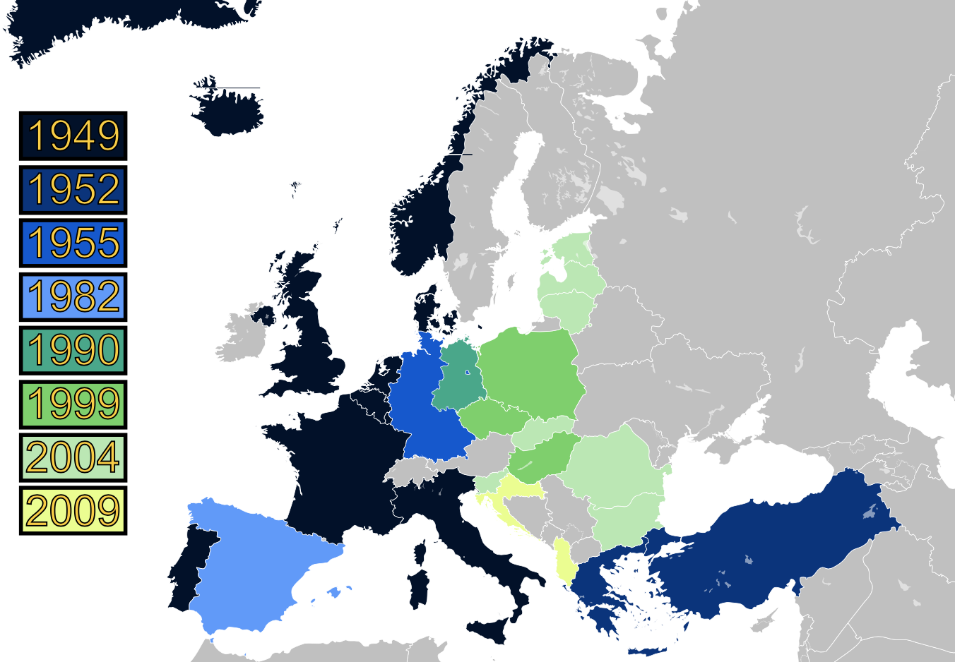 Top 14 maps and charts that explain NATO Geoawesomeness