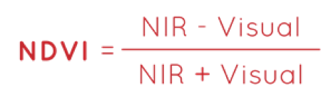 NDVI equation Drone Remote Sensing Geoawesomeness