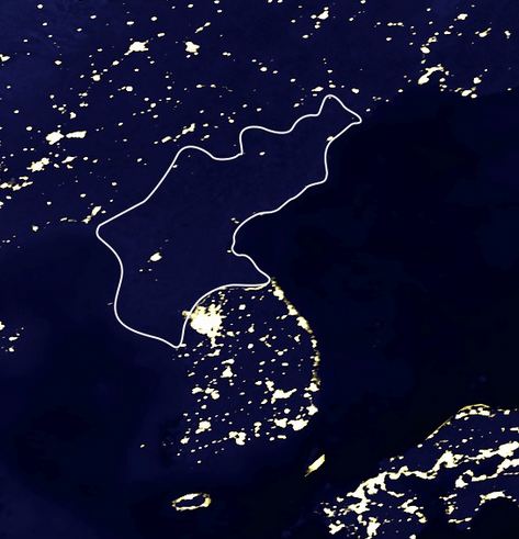 Updated Google Maps Of North Korea - Spatial Freedom - Geoawesomeness