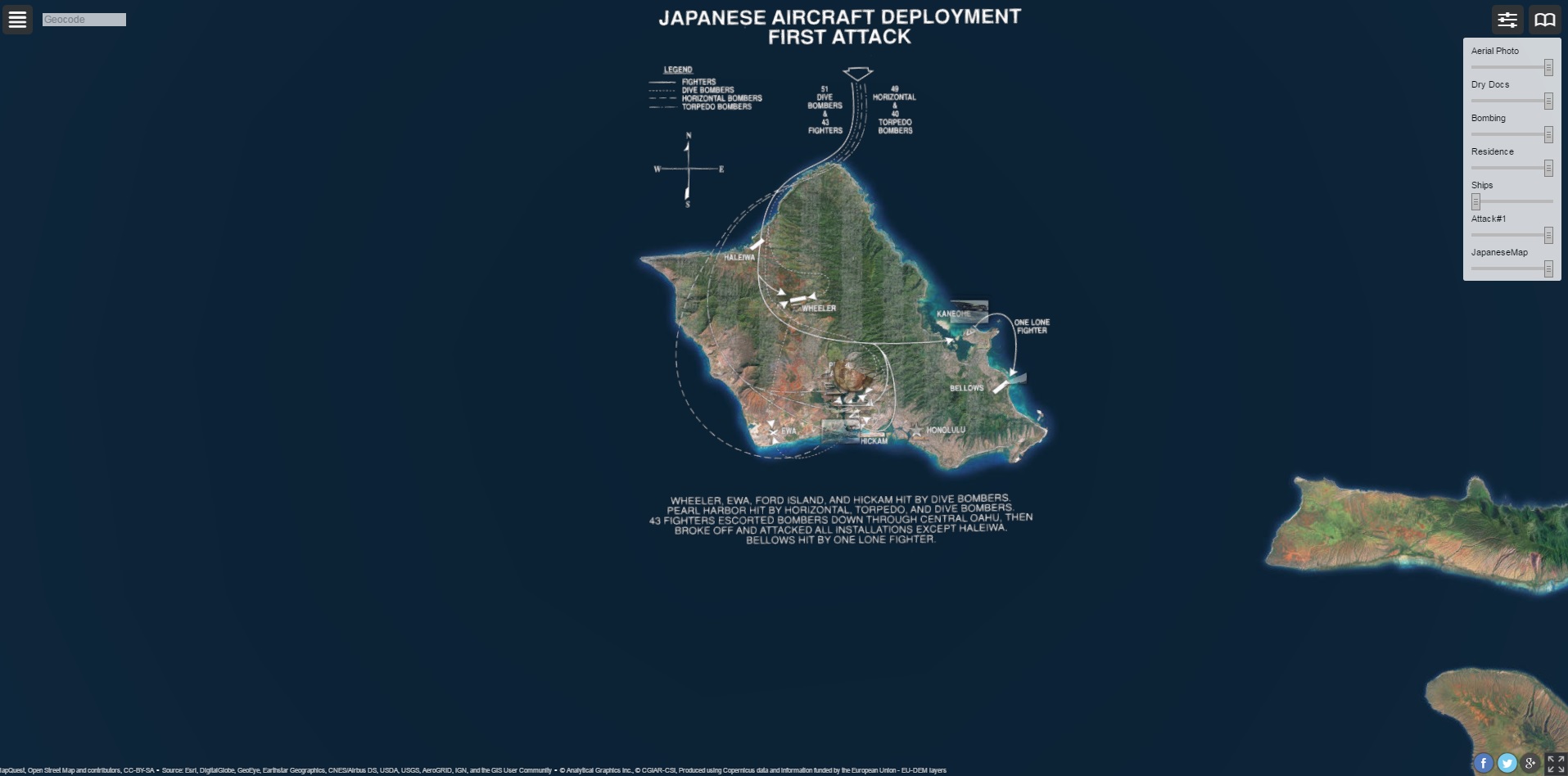 pearl harbor today map