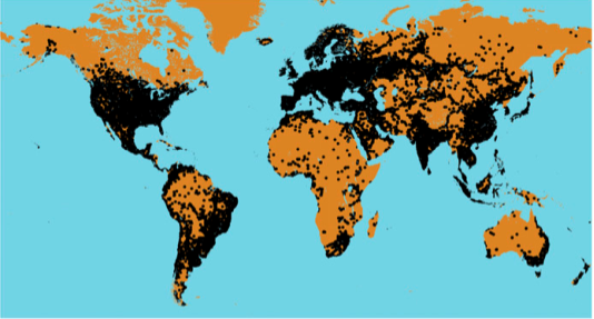 Cell Phone Tower Coverage Cell Phone Towers: New Age Rainfall Gauge - Geoawesomeness