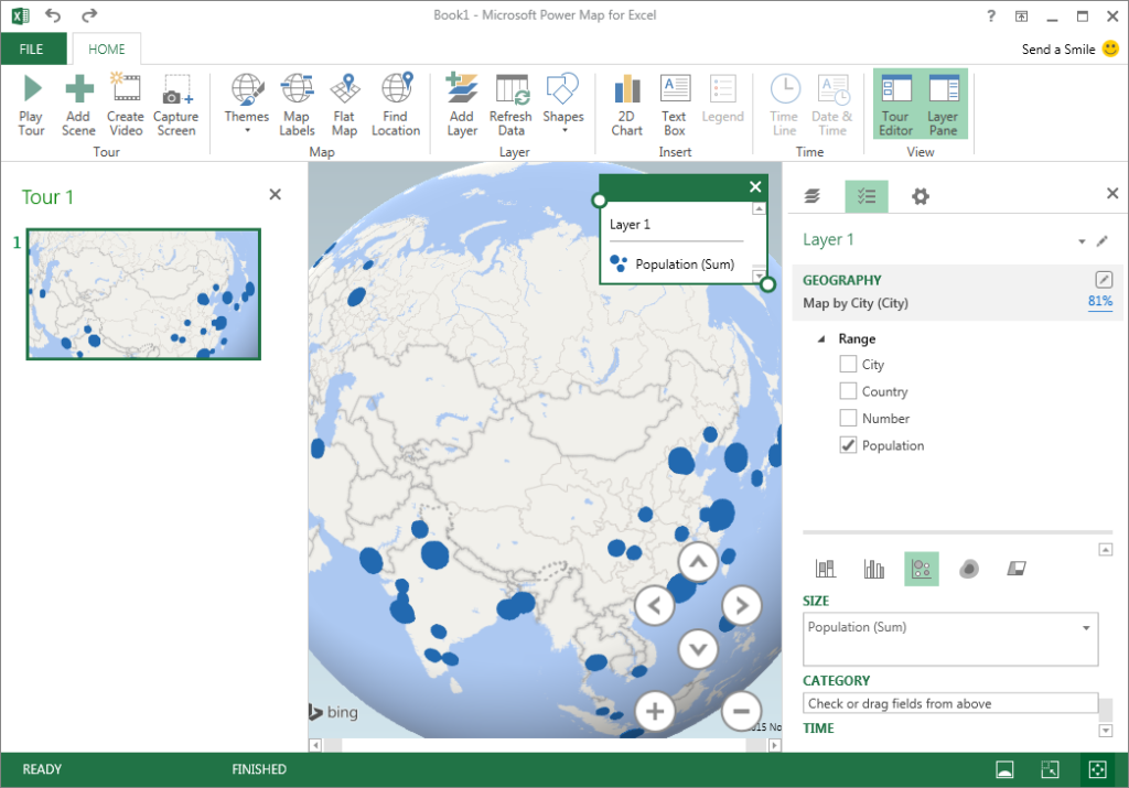 How to make a killer map using Excel in under 5 minutes with PowerMap plugin - Geoawesomeness