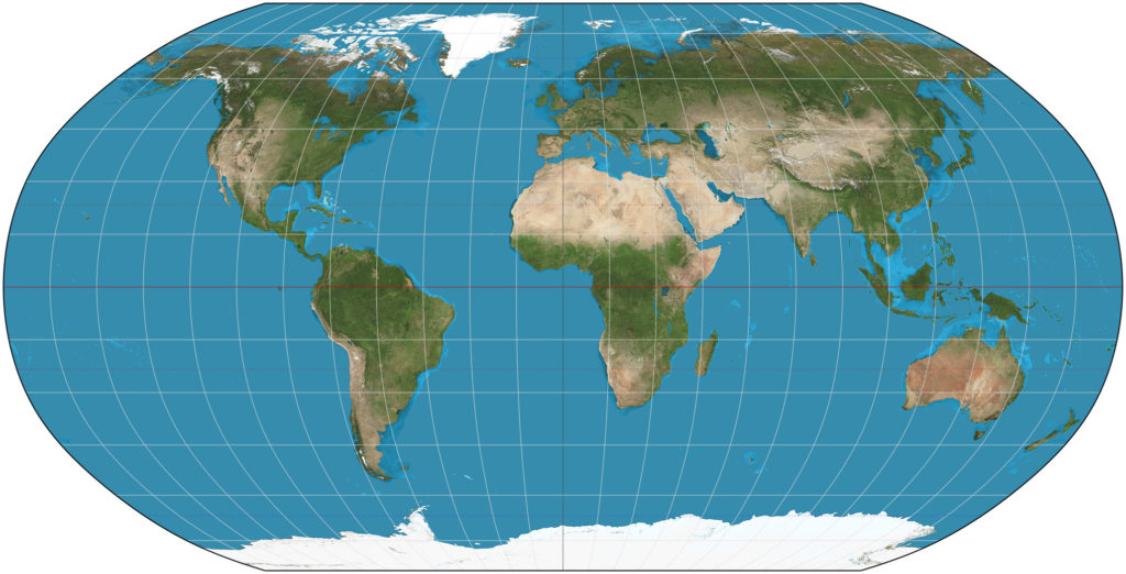 Keeping areas very realistic in Mercator projection