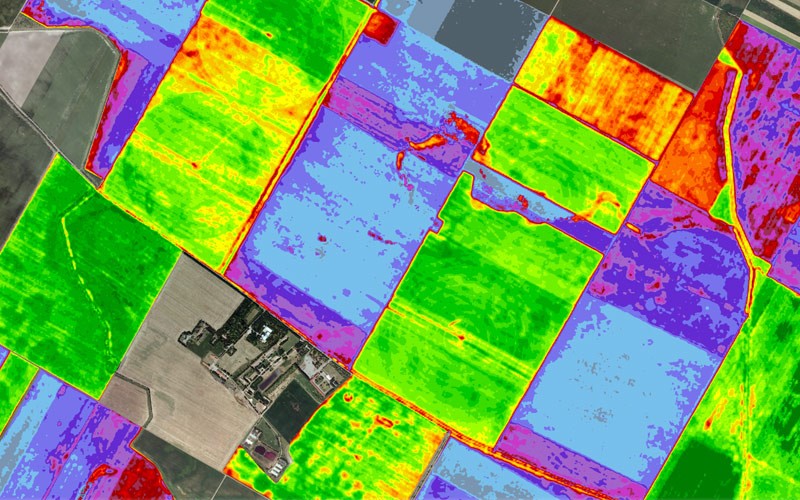 Precision in Farming - map visualization