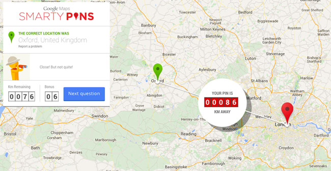 Making a Google Maps game