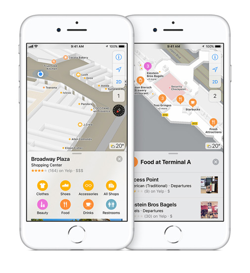 Apple's Indoor Maps for Airports and Shopping Malls in iOS 11 Slowly  Rolling Out - MacRumors