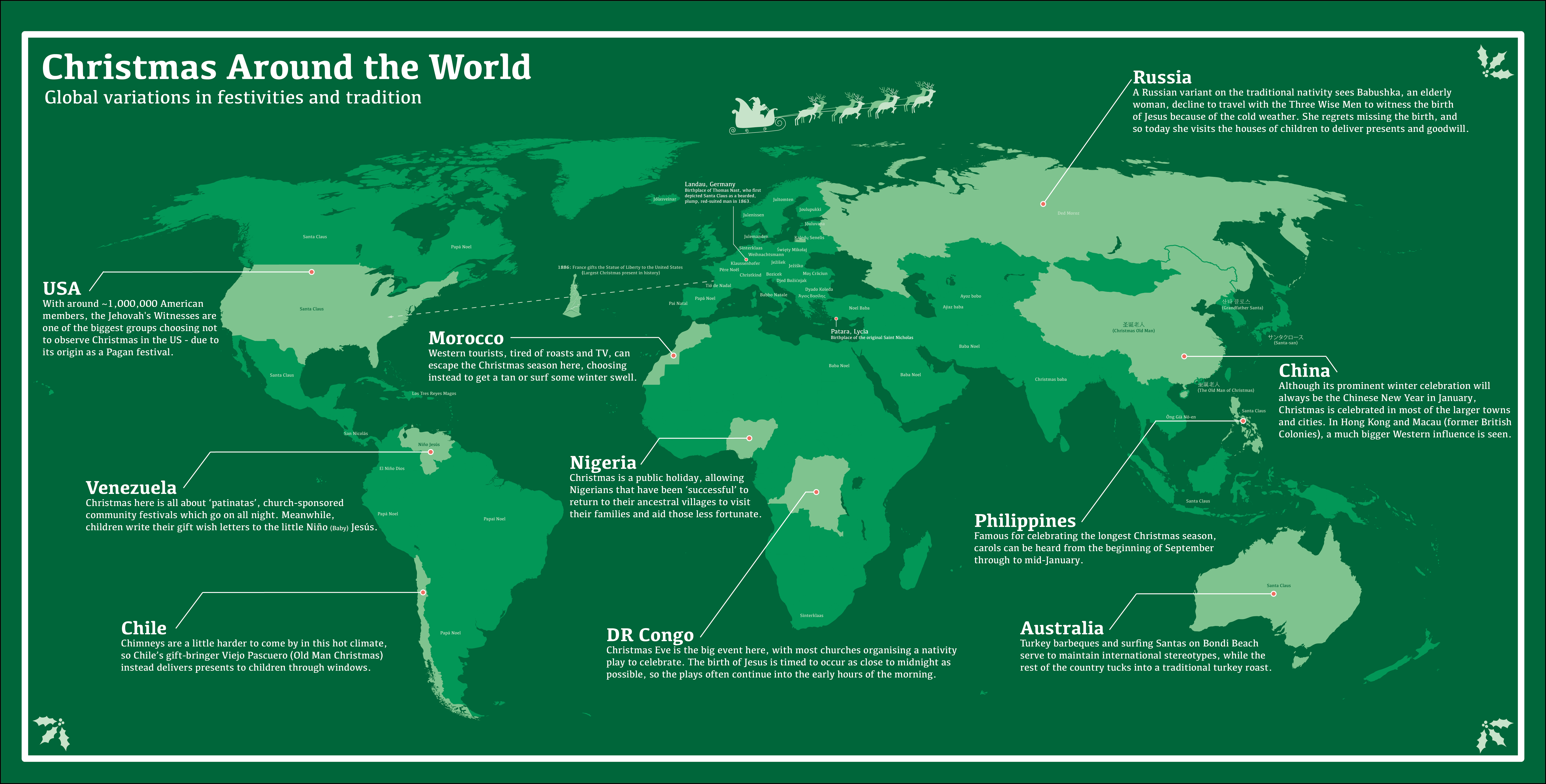 Top 15 maps and charts that explain Christmas Geoawesomeness