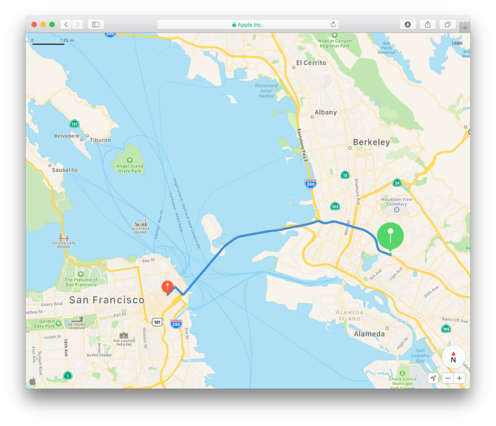 Embed apple maps on your website using MapKit JS