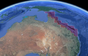 The world's largest coral reef extends over 2000km along the East coast of Australia.