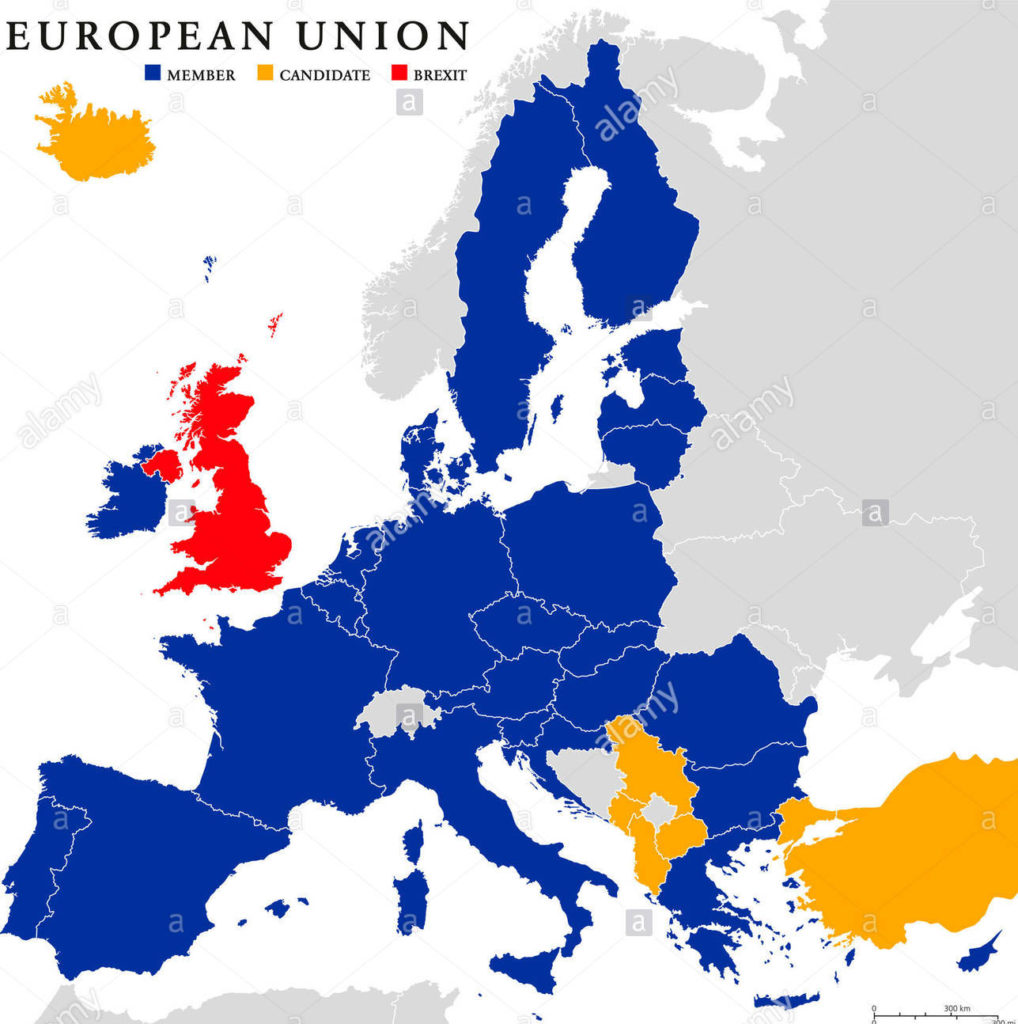 European Union member states as of 2017