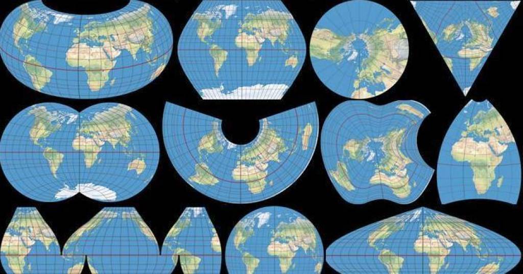 Top 7 maps that ultimately explain map projections - Geoawesomeness