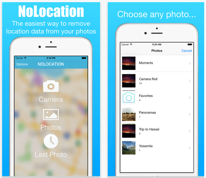 noLocation app-Geoawesomeness