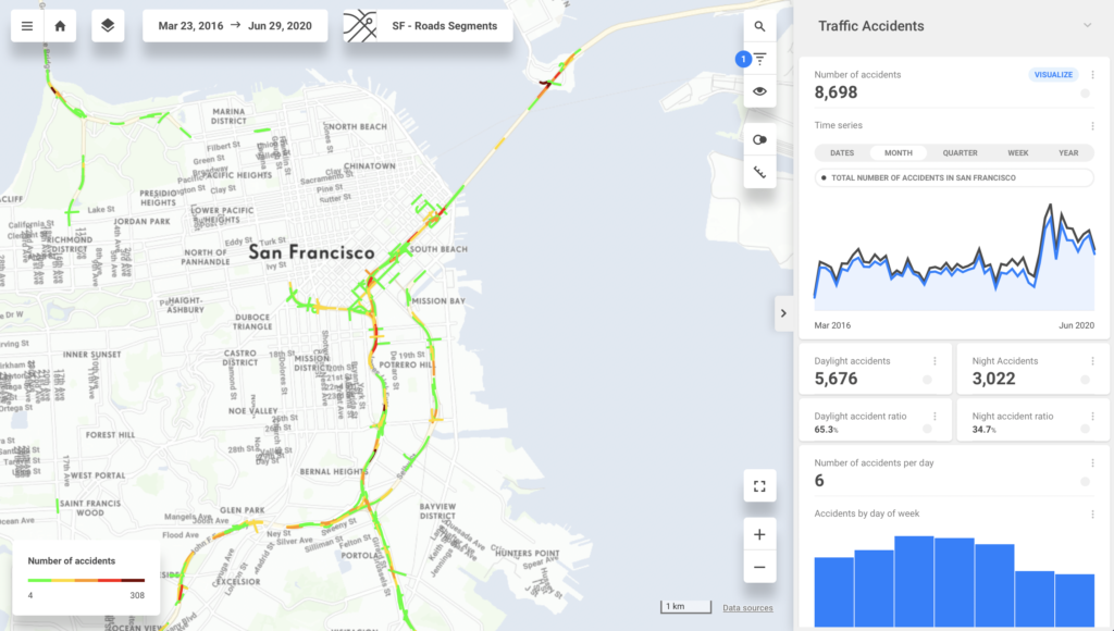 Traffic Accidents in CleverMaps