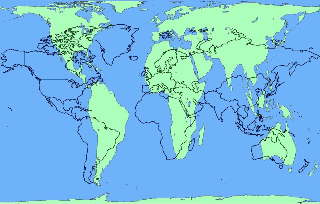 Comparing Map Projections To The Globe Top 7 Maps That Ultimately Explain Map Projections - Geoawesomeness