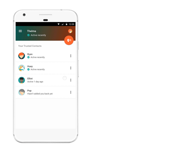 With Google's Trusted Contacts, you will never have to walk alone! 