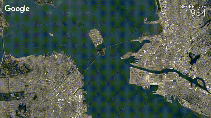 Satellite Maps By Year With Google Earth Timelapse You Can Now View 32 Years Of Landsat Satellite  Images - Geoawesomeness